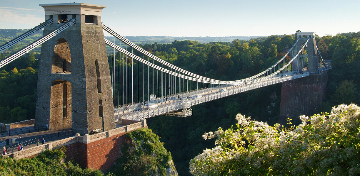 Clifton Suspension Bridge in Spring